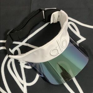 Alo White and Black Visor
